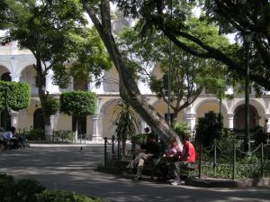 Antigua's Parque Central is the centerpiece of the old colonial city. Photos by Barbara Borst
