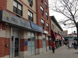 Outside the Bronx offices of Terra Firma, a medical-legal partnership focused on immigrant youth in New York. Photo by Katie Schlechter